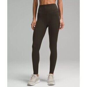 NWT lululemon AligN  High-Rise Pant 28" Dark Olive Size 14